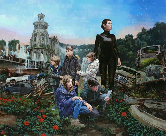 Archivo - Obra ganadora del Premio de Pintura Emilio Ollero, convocado por el IEG