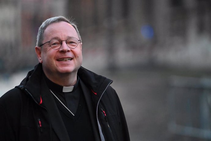 El obispo de Limburg y presidente de la Conferencia Episcopal Alemana, Georg Baetzing, a su llegada al Vaticano para la visita 'ad limina' de los prelados germanos