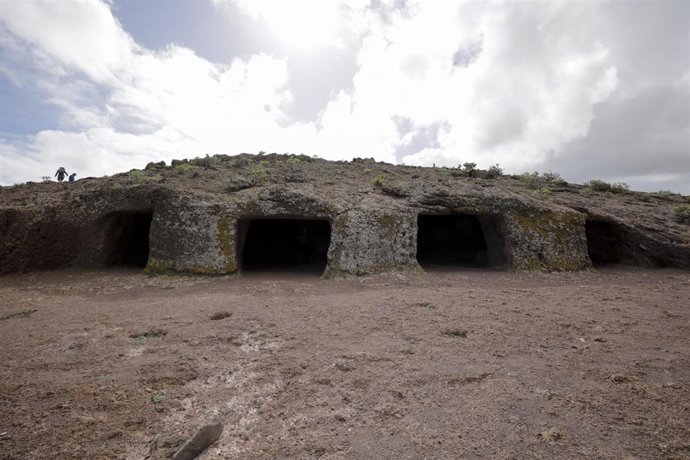 El yacimiento arqueológico de Cuatro Puertas, en Telde