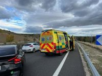 Muere un motorista al perder el control y salirse de la vía en la M-501 a la altura de Brunete