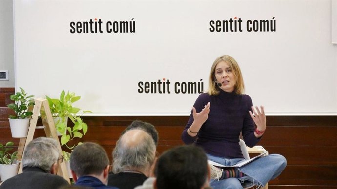 La líder dels comuns al Parlament, Jéssica Albiach, aquest dissabte