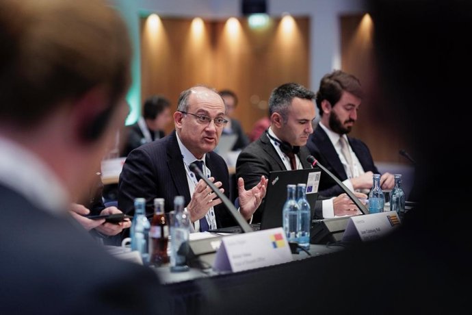 El secretario autonómico para la Unión Europea y Relaciones Externas, Joan Calabuig, en el Congreso 'Automotive Regions Alliance'