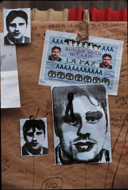 Archivo - Fotografías de Miguel Ángel Blanco, político secuestrado y asesinado por la banda terrorista ETA en 1997