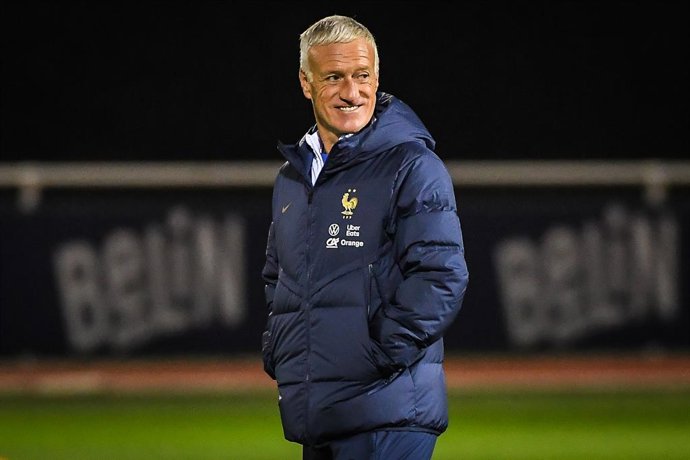 Didier DESCHAMPS of France during the training of the French team, preparation for the 2022 World Cup in Qatar, on November 14, 2022 at Centre National du Football in Clairefontaine-en-Yvelines, France - Photo Matthieu Mirville / DPPI