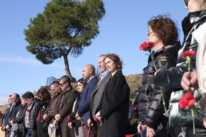 La nueva consellera de Justicia, Derechos y Memoria de la Generalitat, Gemma Ubasart, preside el homenaje a los combatientes de la Batalla del Ebre este domingo.