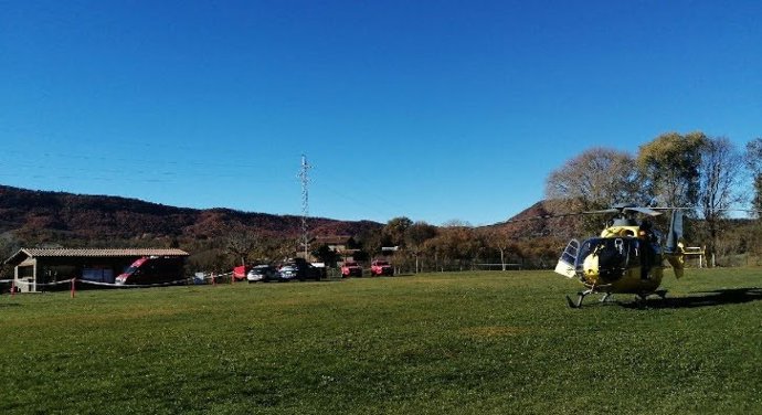 Operativo de búsqueda de los Bombers de un hombre de 42 años en Rupit y Pruit (Barcelona), encontrado sin vida