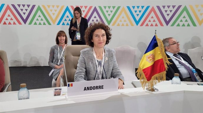 Archivo - La ministra de Asuntos Exteriores de Andorra, Maria Ubach, Cumbre de la Francofonía en Túnez