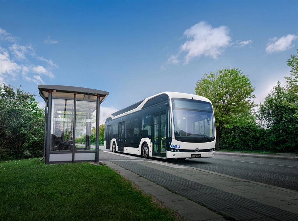 Autobús de piso bajo del grupo BYD