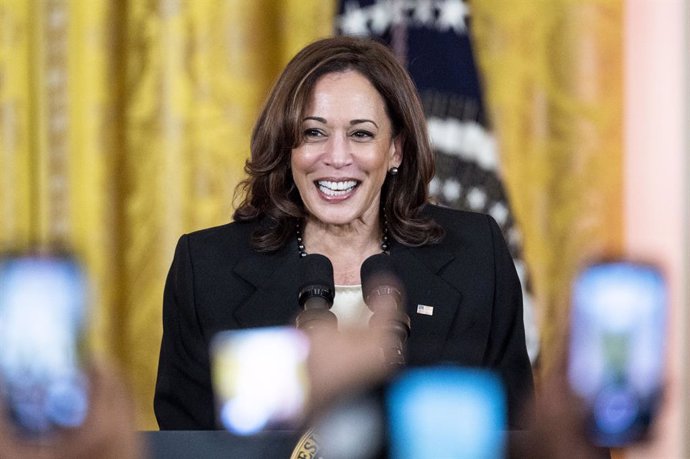 La vicepresidenta de EEUU, Kamala Harris