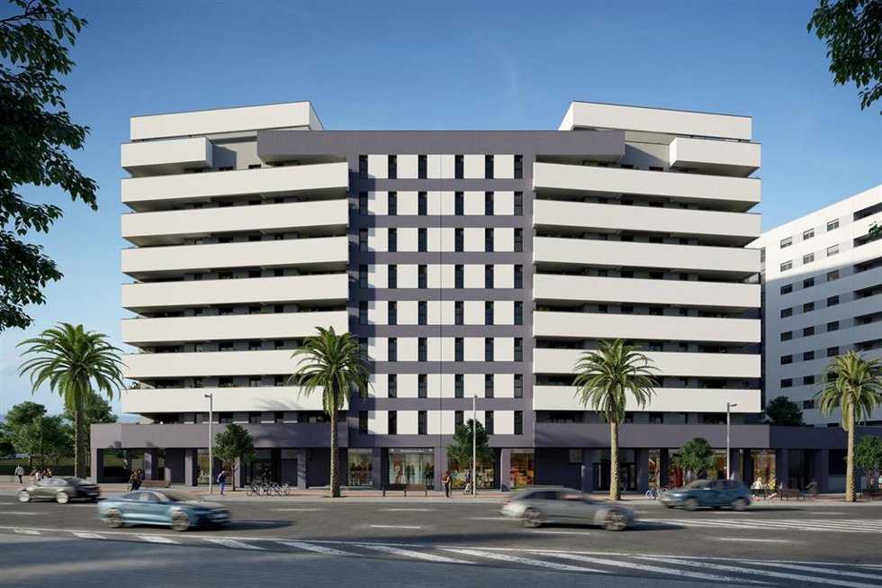 Infografía del residencial 'Hespérides IV'.