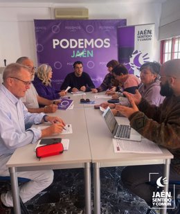 Reunión de miembros de Podemos y Jaén, Sentido y Común