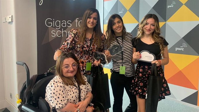 Ganadoras del primer premio de la edición 'Gigas for schools' 2021-2022