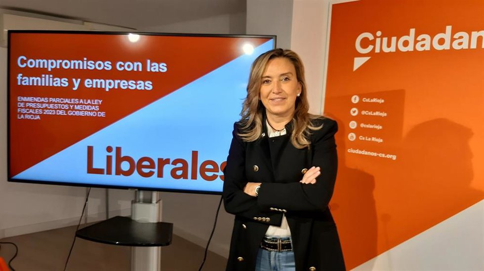 La portavoz del Grupo Parlamentario de Cs, Belinda León