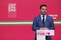 PSOE-A se compromete a "defender a la Andalucía real" frente a la "deriva privatizadora" de Moreno, "el Aznar andaluz"
