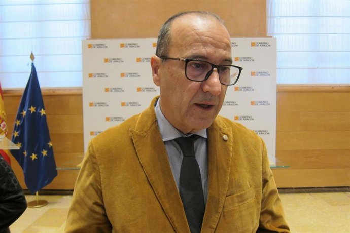 El consejero de Educación, Cultura y Deporte del Gobierno de Aragón, Felipe Faci.
