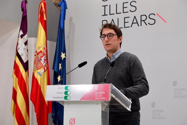 El portavoz del Govern y conseller de Modelo Económico, Turismo y Trabajo, Iago Negueruela.
