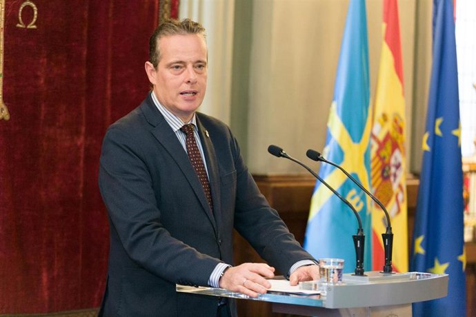 El presidente de la Junta General del Principado de Asturias, Marcelino Marcos Líndez