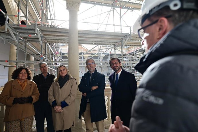 Visita de obras del Plan Alhambra en la UGR