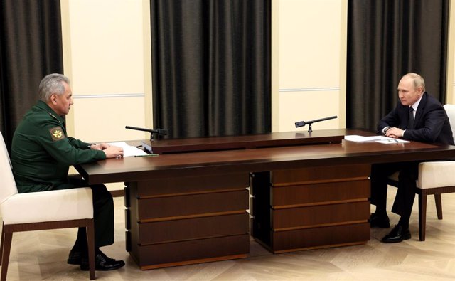 El ministre de Defensa de Rússia, Serguei Xoigú, i el president del país, Vladímir Putin