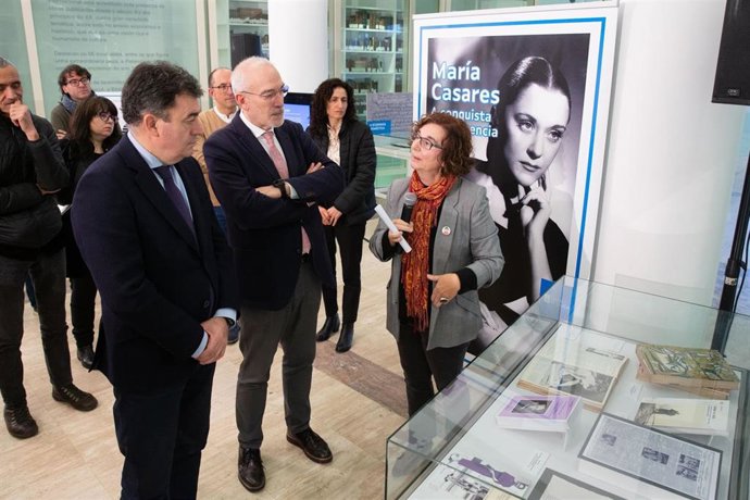 Inauguración de la exposición 'María Casares: a conquista da existencia'