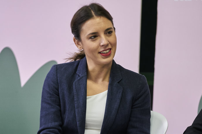 La ministra de Igualdad, Irene Montero