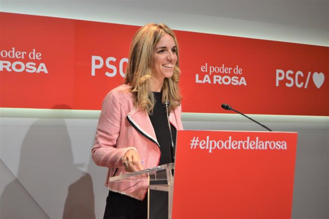La portaveu del PSC, Elia Tortolero