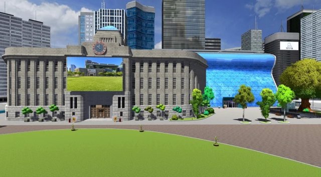 Una plaza pública virtual, uno de los proyectos seleccionados en la categoría de Metaverso como una de las mejores invenciones de 2022 según Time.