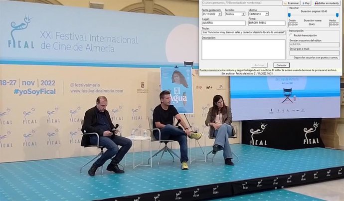 Archivo - Presentación de 'El agia' en Fical