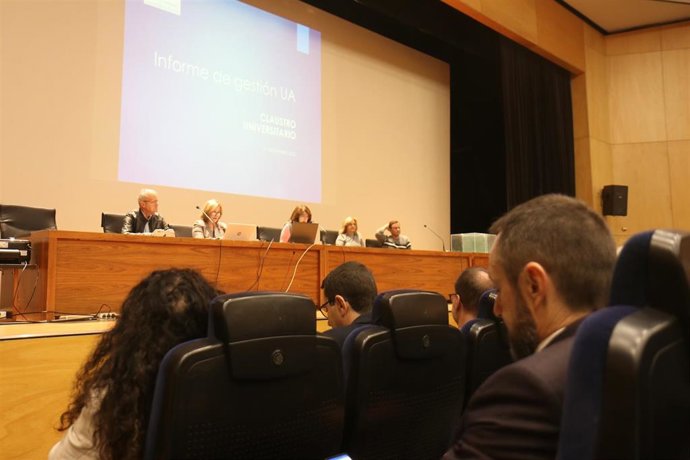 Navarro (UA) Traslada Al Claustro De La Universidad Su Preocupación Por La Escasez Presupuestaria Del Consell