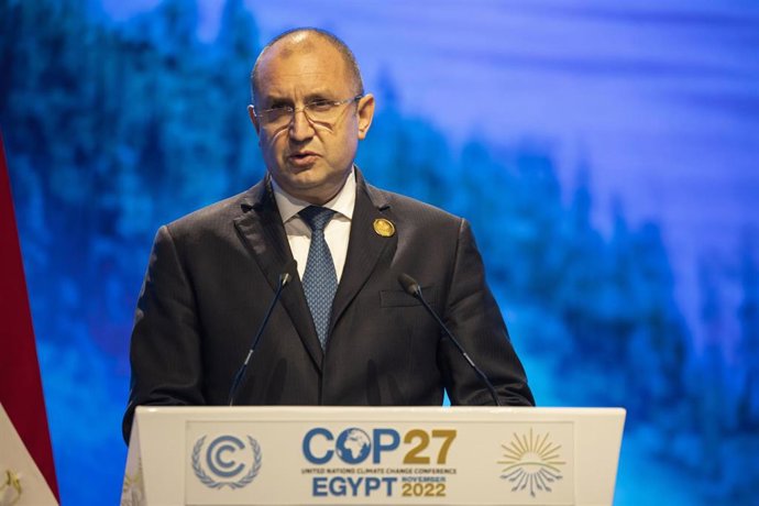 El presidente de Bulgaria, Rumen Radev.