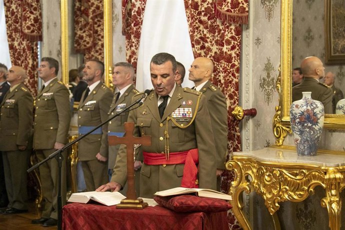 El general Julio Salón en la toma de posesión como nuevo Jefe del Mando de Canarias