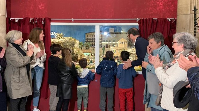 Inauguración del Belén y el buzón real de Cort.
