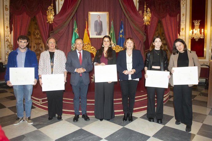 Entrega de los Premios Aura que concenden la Diputación de Cádiz y la UCA