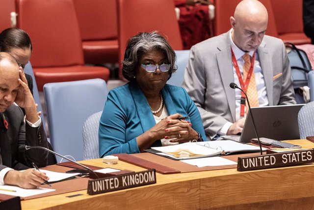 La embajadora de Estados Unidos ante Naciones Unidas, Linda Thomas-Greenfield.