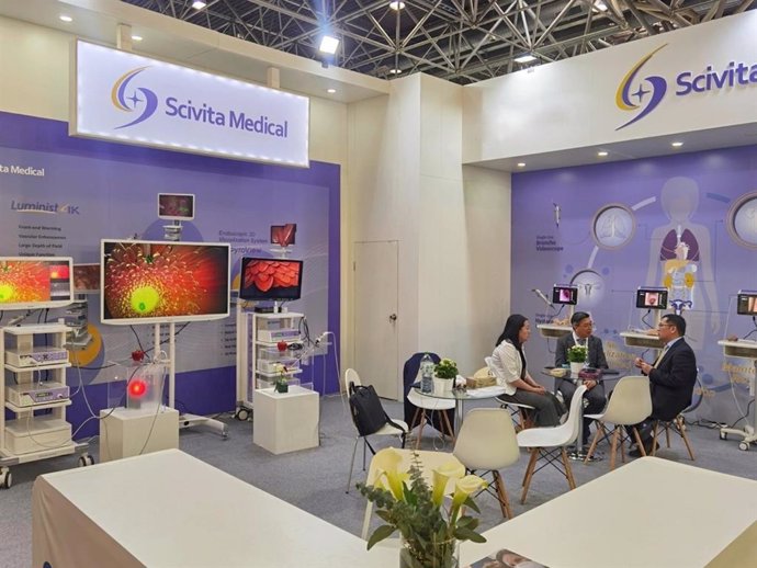 MEDICA 2022 Scivita Medicals booth