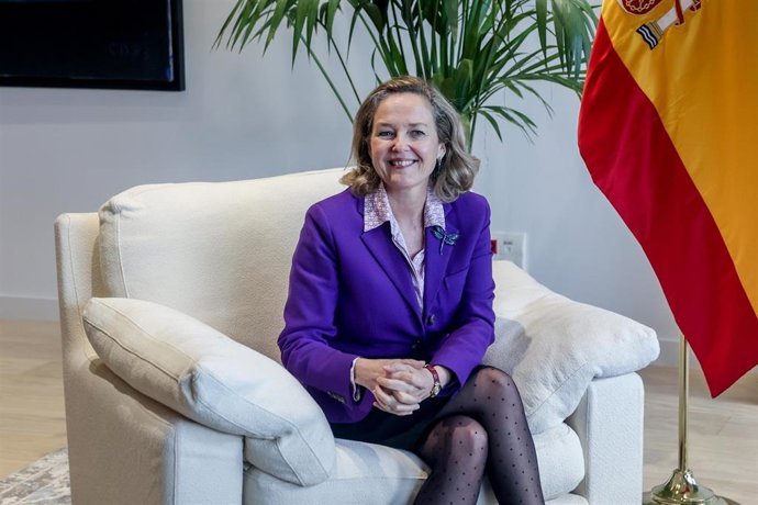 La vicepresidenta primera y ministra de Asuntos Económicos y Transformación Digital, Nadia Calviño