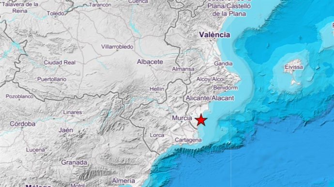 Movimiento sísmico en Los Montesinos