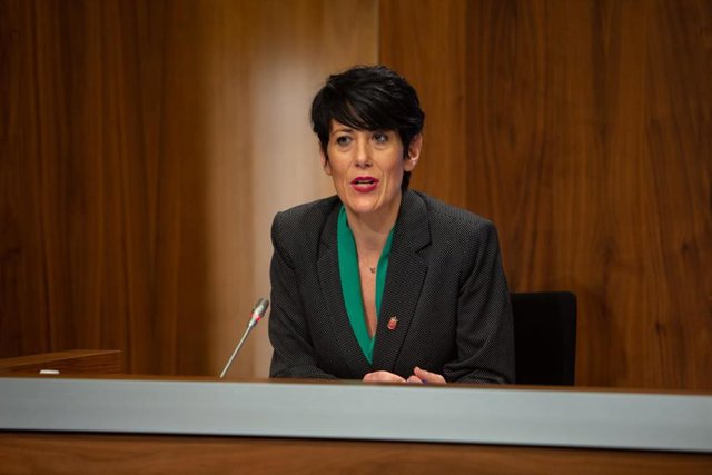 Archivo - Elma Saiz, consejera de Economía y Hacienda del Gobierno de Navarra