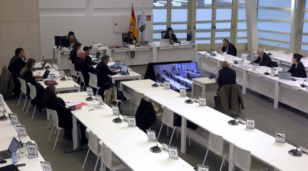 Maquinista Manuel Mato, durante el juicio del Alvia