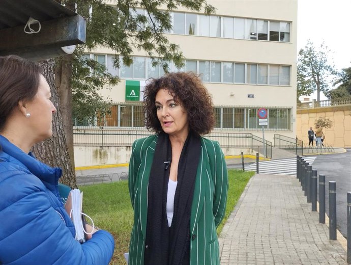 La secretaria de Sanidad del PSOE de Huelva, Lourdes Martín.