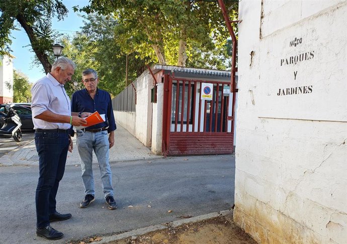 Aumesquet en el vivero de Triana