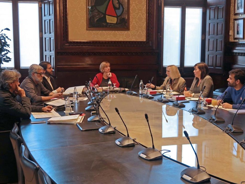Reunión de la Mesa del Parlament del 22 de noviembre de 2022.