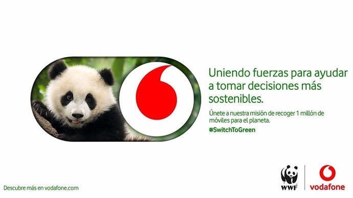 Vodafone y WWF lanzan un programa global para acelerar el reciclaje de dispositivos