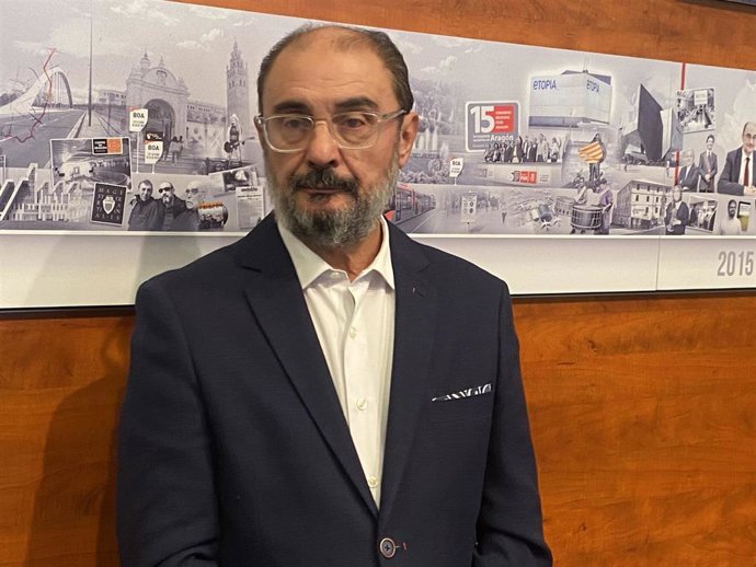 El presidente del Gobierno de Aragón, Javier Lambán.
