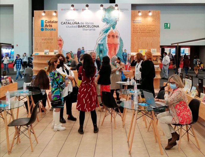 Estand institucional organitzat per la Conselleria de Cultura en la Feria Internacional del Libro de Guadalajara (Mxic)