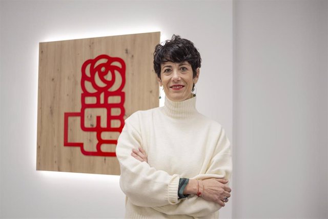 Elma Saiz ha presentado su candidatura para ser la cabeza de lista del PSN a la Alcaldía de Pamplona.