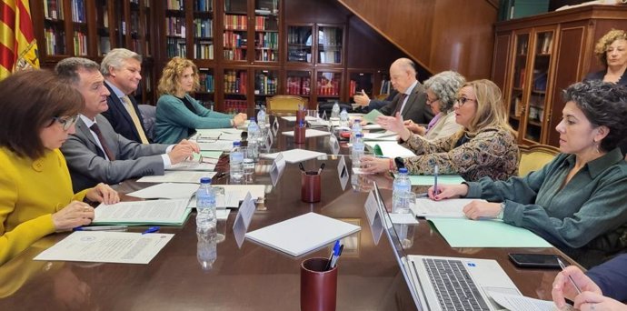 Reunión de la Comisión Mixta de Coordinación Aragón-TSJA