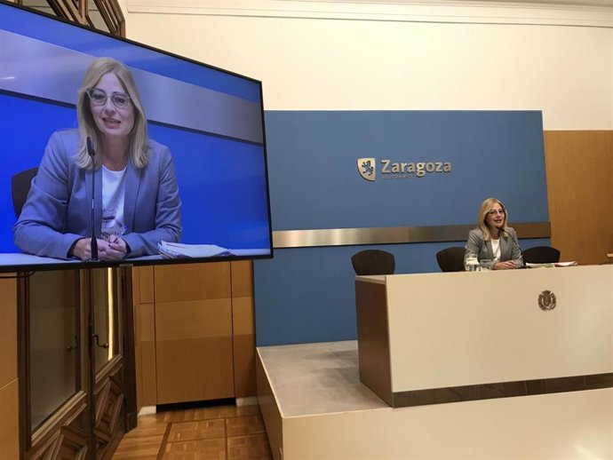 La directora general de Fondos Europeos del Ayuntamiento de Zaragoza, Blanca Soláns,