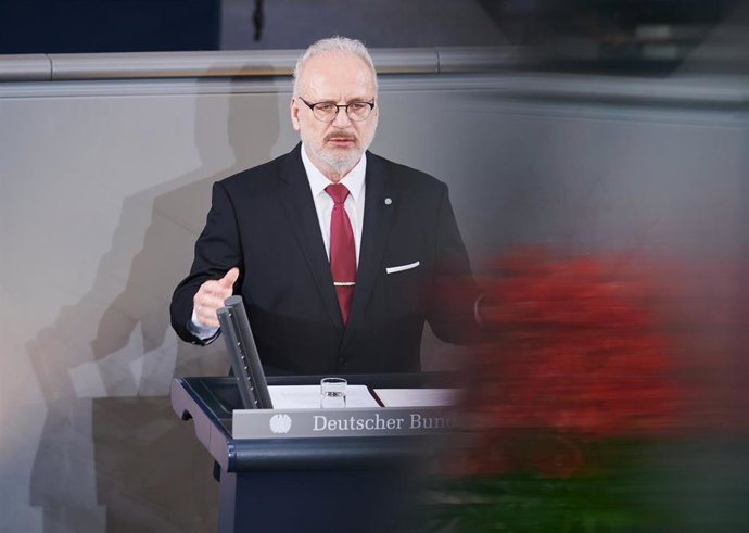 El preisdente de Letonia, Egils Levits.