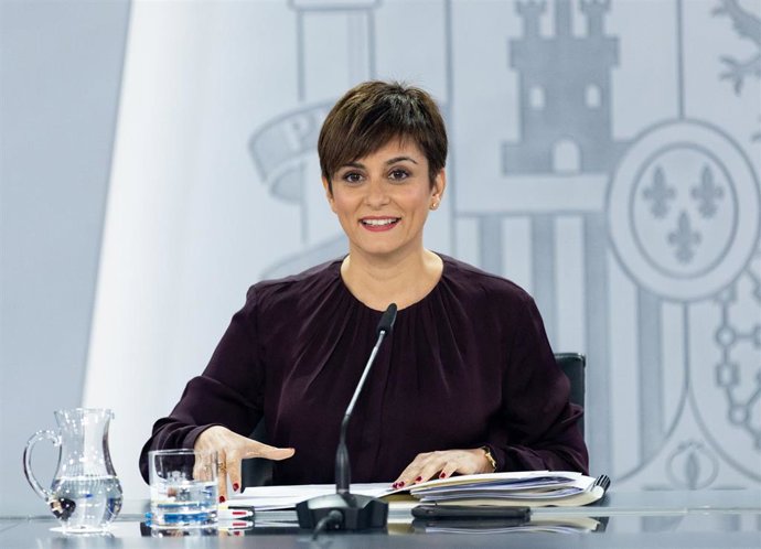 La ministra de Política Territorial y portavoz del Gobierno de España, Isabel Rodríguez